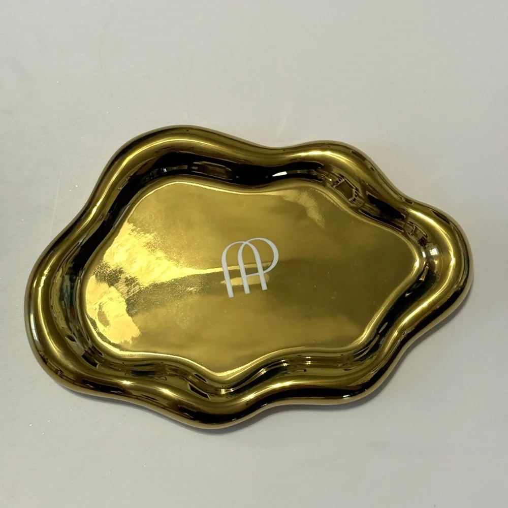 Gold Decorative Jewelry Tray